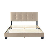 Newberry Brown Full Platform Bed from Homelegance - Luna Furniture