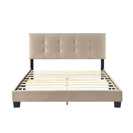 Newberry Brown Full Platform Bed from Homelegance - Luna Furniture
