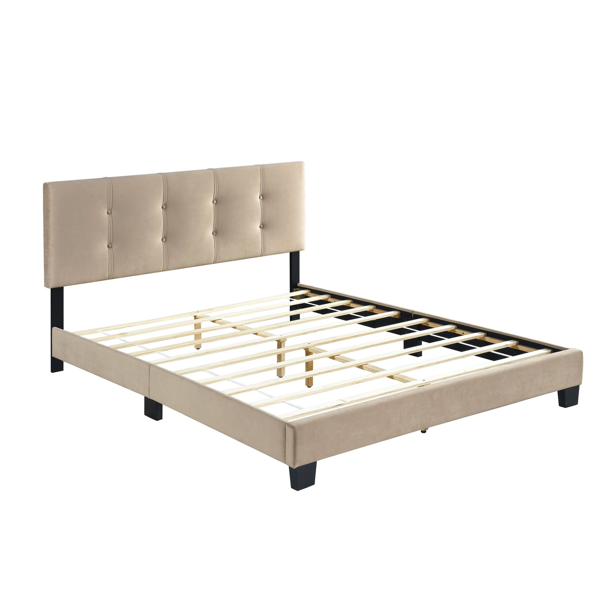Newberry Brown Full Platform Bed from Homelegance - Luna Furniture