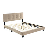 Newberry Brown Full Platform Bed from Homelegance - Luna Furniture