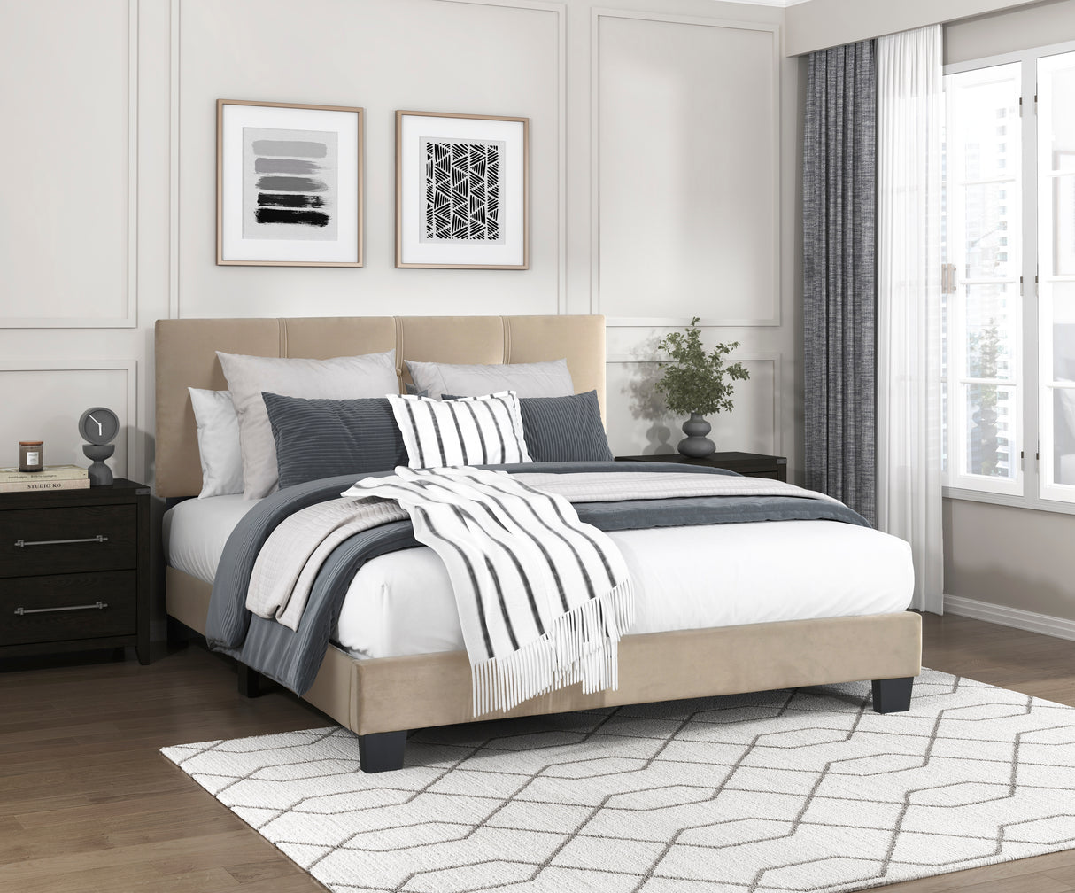 Newberry Brown Twin Platform Bed from Homelegance - Luna Furniture