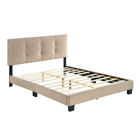 Newberry Dark Gray Queen Platform Bed from Homelegance - Luna Furniture