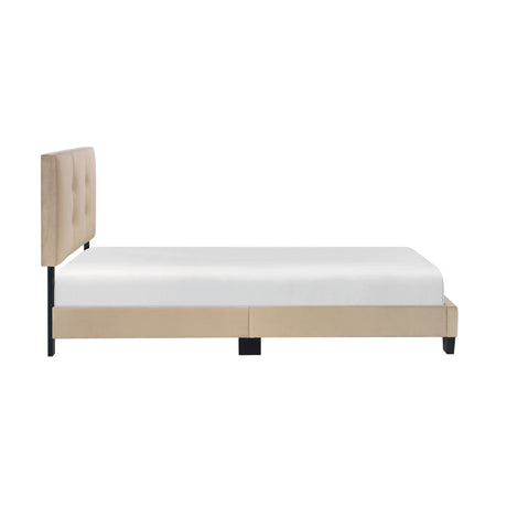 Bari Brown Twin Platform Bed from Homelegance - Luna Furniture