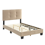 Newberry Dark Gray Queen Platform Bed from Homelegance - Luna Furniture