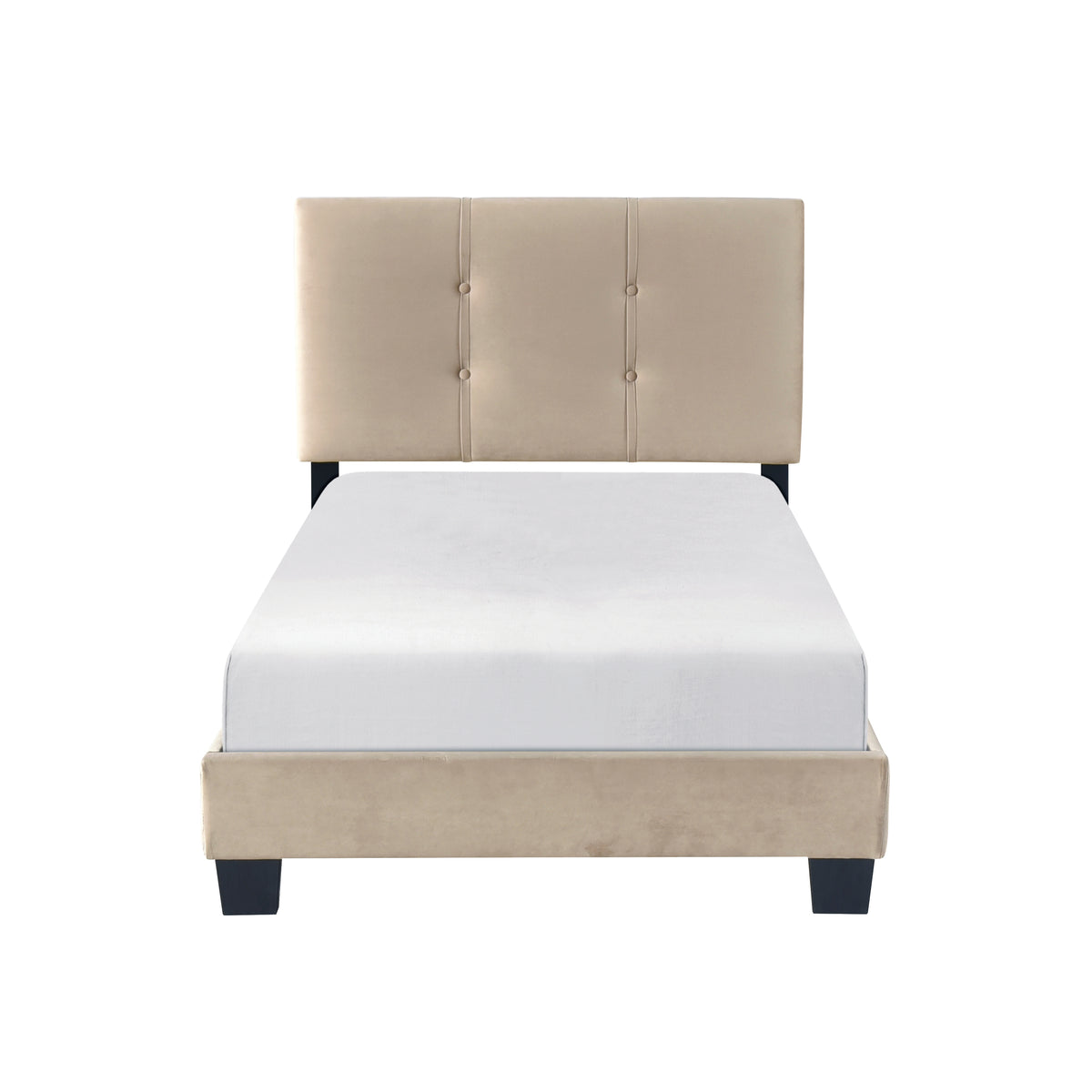 Newberry Dark Gray Queen Platform Bed from Homelegance - Luna Furniture