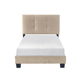 Newberry Dark Gray Queen Platform Bed from Homelegance - Luna Furniture