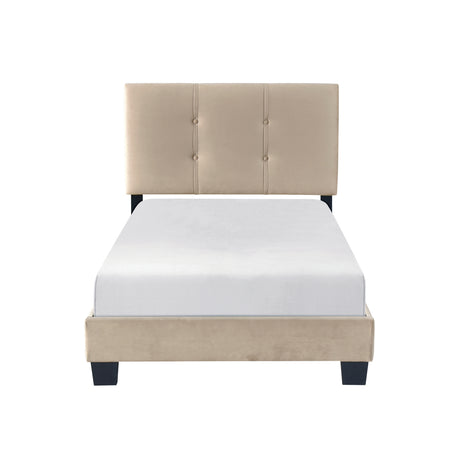 Newberry Dark Gray Queen Platform Bed from Homelegance - Luna Furniture