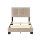 Newberry Dark Gray Queen Platform Bed from Homelegance - Luna Furniture
