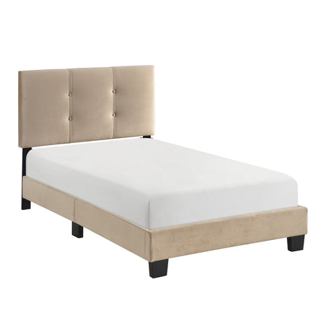 Newberry Dark Gray Queen Platform Bed from Homelegance - Luna Furniture