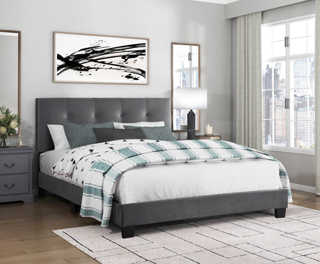 Newberry Brown Twin Platform Bed from Homelegance - Luna Furniture