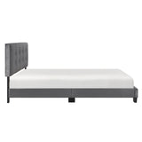 Newberry Dark Gray Queen Platform Bed from Homelegance - Luna Furniture