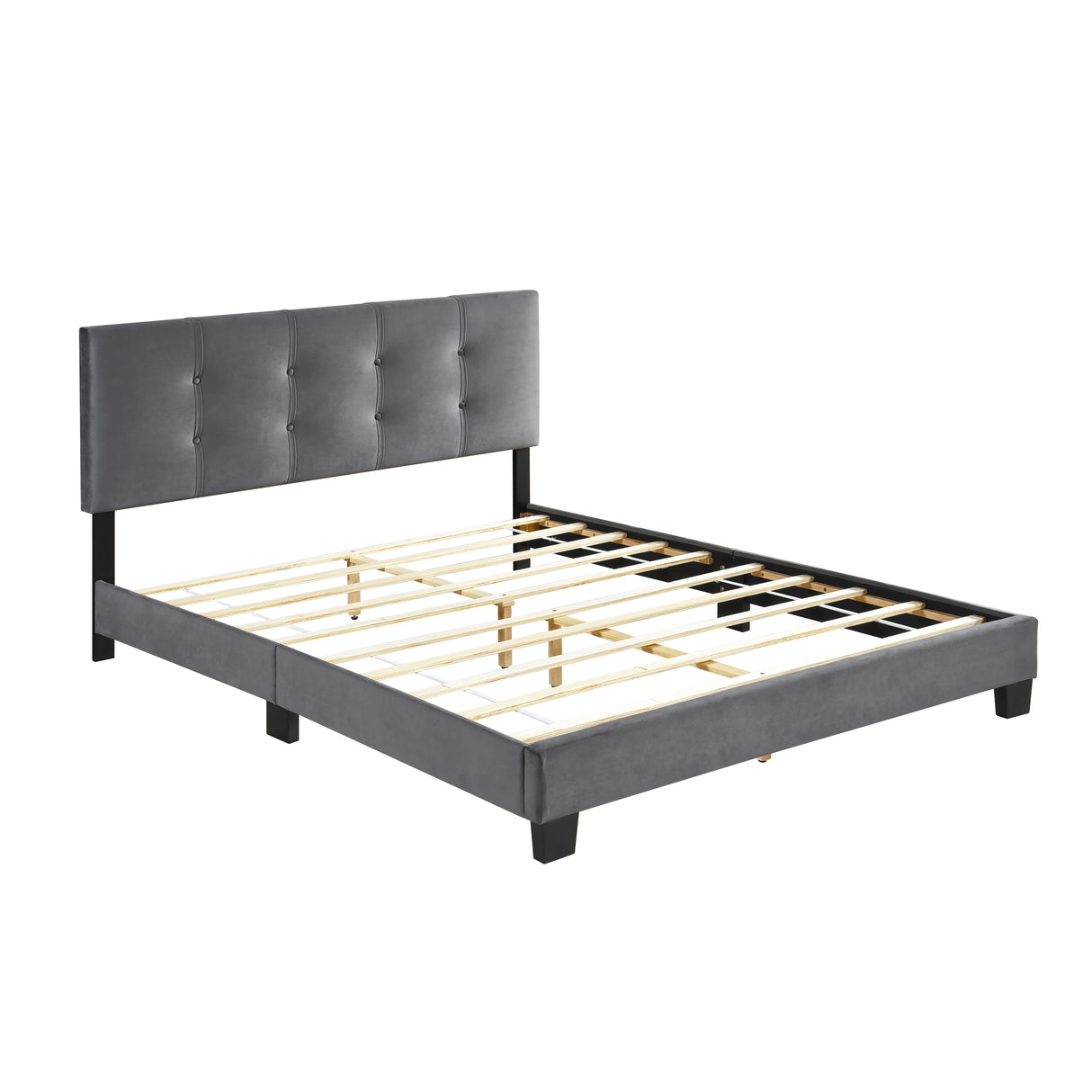 Newberry Brown Twin Platform Bed from Homelegance - Luna Furniture