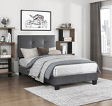 Newberry Dark Gray Full Platform Bed from Homelegance - Luna Furniture