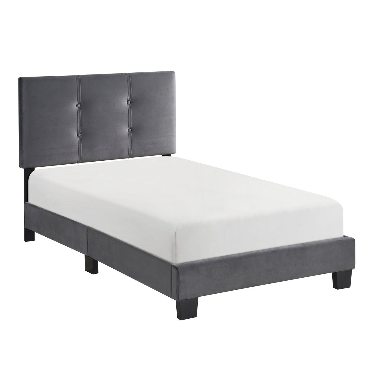 Newberry Dark Gray Full Platform Bed from Homelegance - Luna Furniture