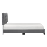 Newberry Dark Gray Full Platform Bed from Homelegance - Luna Furniture