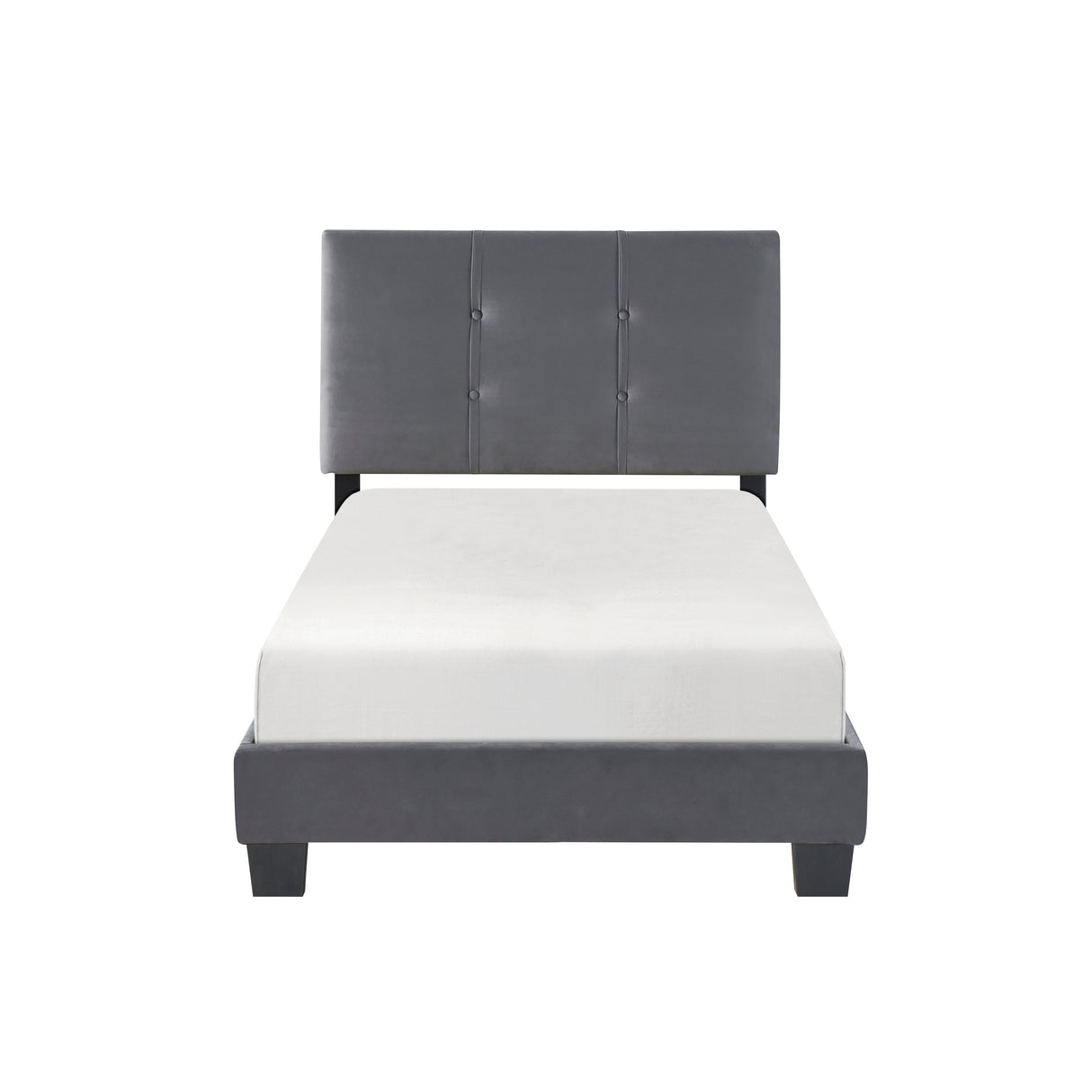 Newberry Dark Gray Full Platform Bed from Homelegance - Luna Furniture