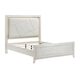 Asteria Antique White Queen Panel Bed from Homelegance - Luna Furniture