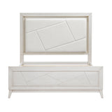 Asteria Antique White 5pc Set (QB+NS+DR+MR+CH) from Homelegance - Luna Furniture