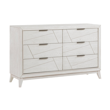Asteria Antique White Mirror (Mirror Only) from Homelegance - Luna Furniture