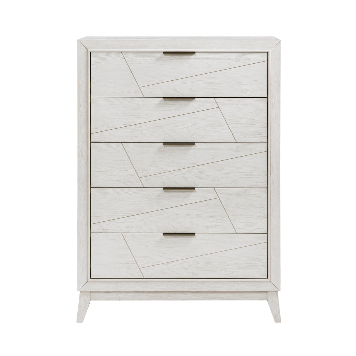 Asteria Antique White 5pc Set (QB+NS+DR+MR+CH) from Homelegance - Luna Furniture