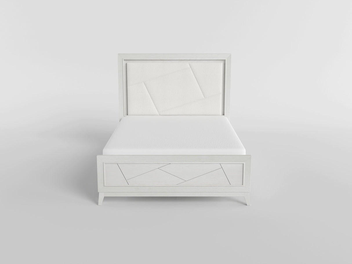 Asteria Antique White Eastern King Bed from Homelegance - Luna Furniture