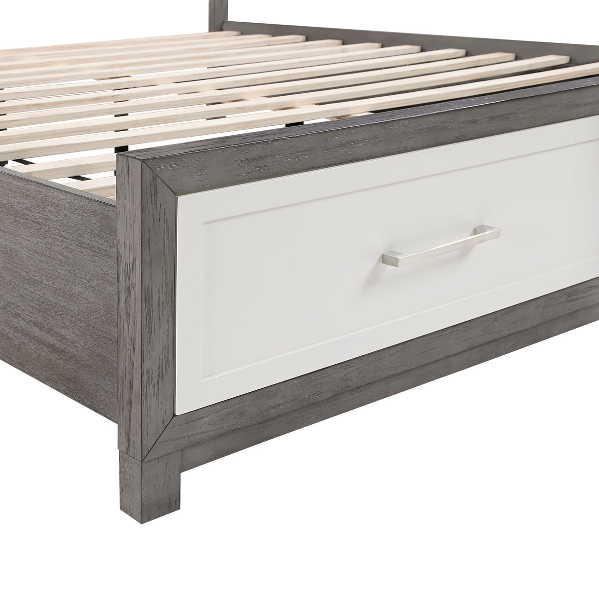 Rowan Two-tone Queen Storage Platform Bed from Homelegance - Luna Furniture
