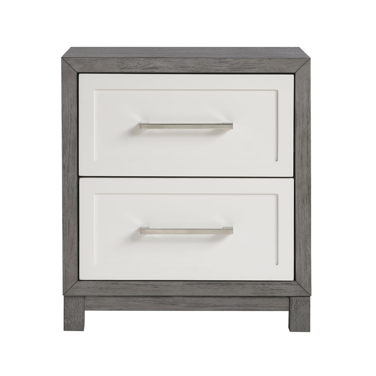 Rowan Ivory/Gray 4pc Set (QB+NS+DR+MR) from Homelegance - Luna Furniture