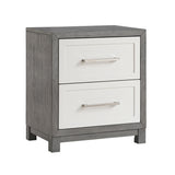 Rowan Ivory/Gray 5pc Set (QB+NS+DR+MR+CH) from Homelegance - Luna Furniture
