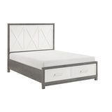 Rowan Two-tone Storage Platform Bedroom Set from Homelegance - Luna Furniture