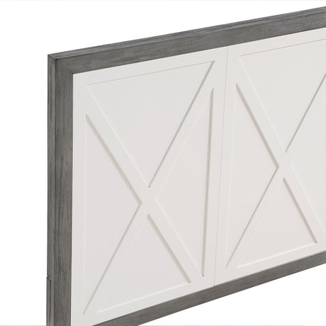 Rowan Two-tone King Storage Platform Bed from Homelegance - Luna Furniture