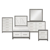 Rowan Ivory/Gray 5pc Set (TB+NS+DR+MR+CH) from Homelegance - Luna Furniture