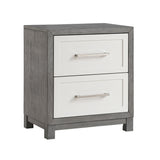 Rowan Ivory/Gray Youth Platform Bedroom Set with Footboard Storage from Homelegance - Luna Furniture