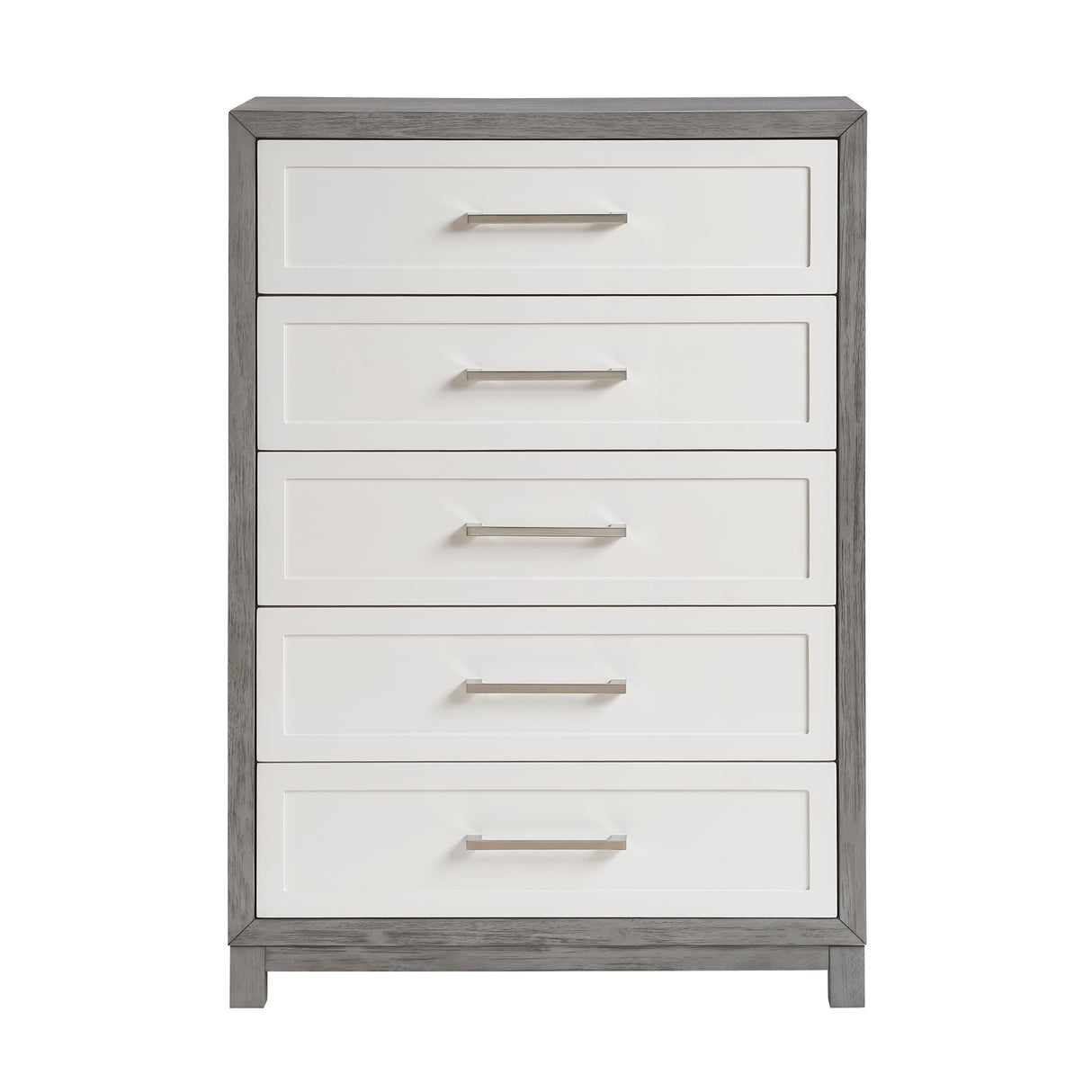 Rowan Ivory/Gray Youth Platform Bedroom Set with Footboard Storage from Homelegance - Luna Furniture