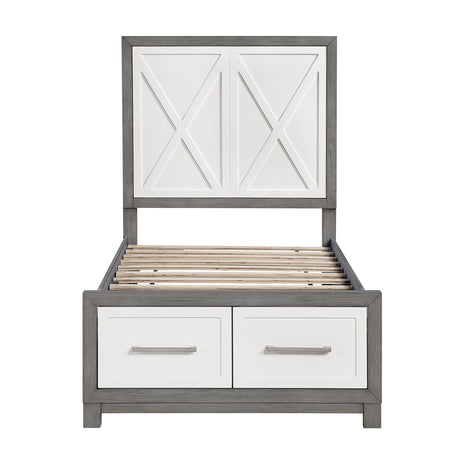 Rowan Ivory/Gray 5pc Set (TB+NS+DR+MR+CH) from Homelegance - Luna Furniture
