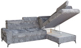 Daytona Silver Storage Sleeper RAF Chaise Sectional from ESF Furniture - Luna Furniture