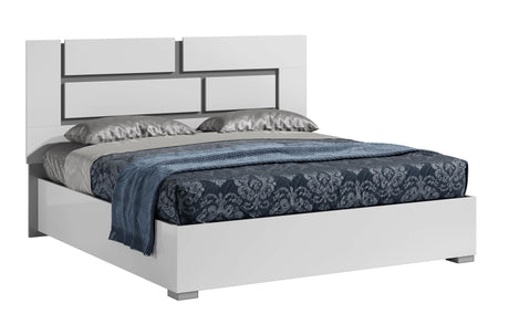 Athena White King Size Bed from ESF Furniture - Luna Furniture