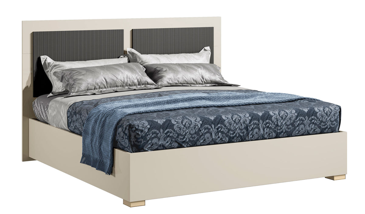 Alfa Champagne Queen Bed from ESF Furniture - Luna Furniture