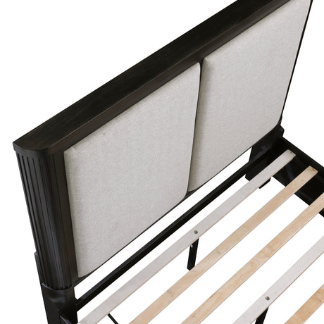 Gilbert Charcoal Queen Storage Platform Bed from Homelegance - Luna Furniture