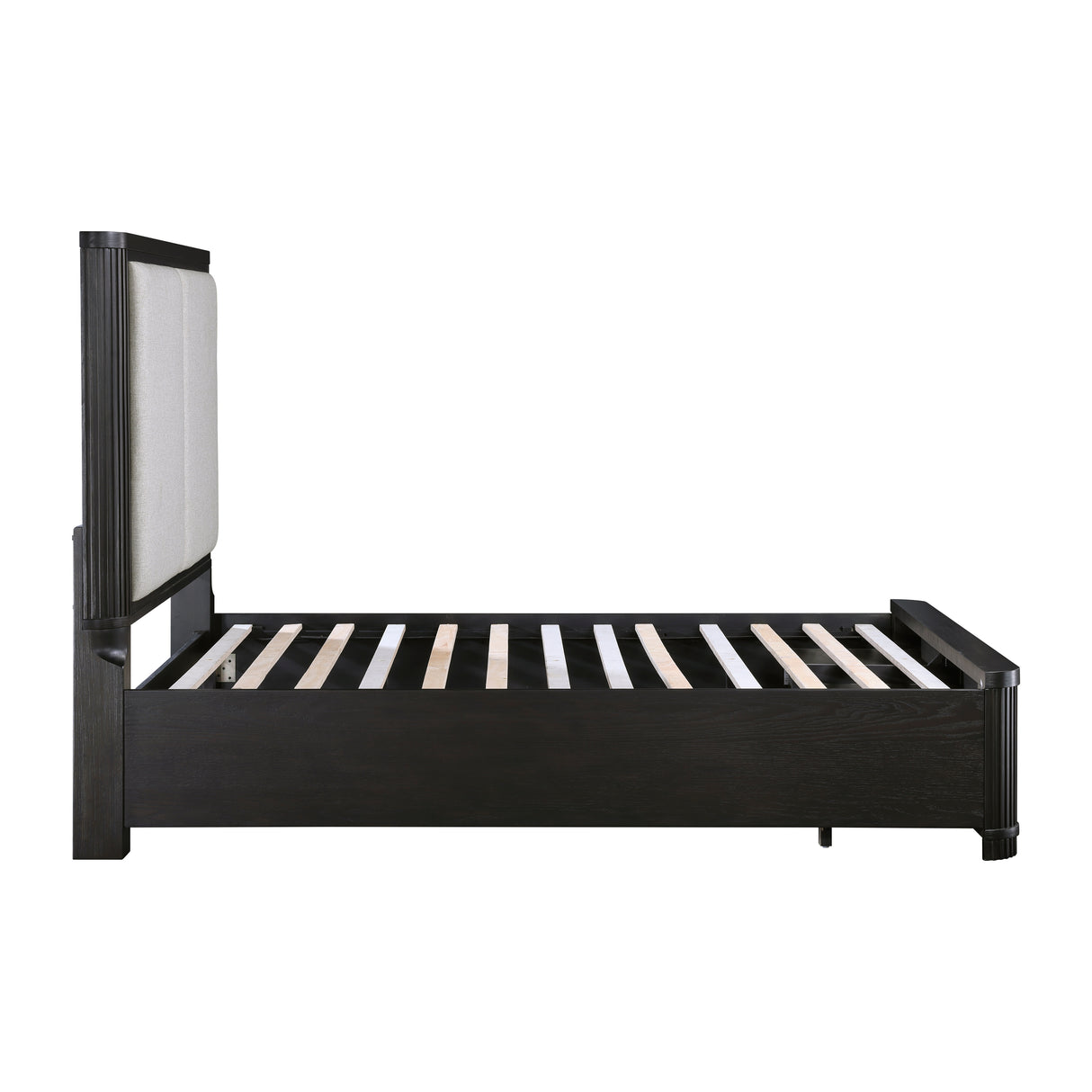 Gilbert Charcoal King Storage Platform Bed from Homelegance - Luna Furniture