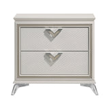 Audra White 5pc Set (QB+NS+DR+MR+CH) from Homelegance - Luna Furniture