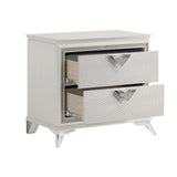 Audra White 5pc Set (QB+NS+DR+MR+CH) from Homelegance - Luna Furniture
