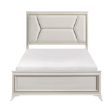 Audra White California King Panel Bed from Homelegance - Luna Furniture