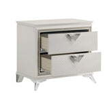Audra White Nightstand from Homelegance - Luna Furniture