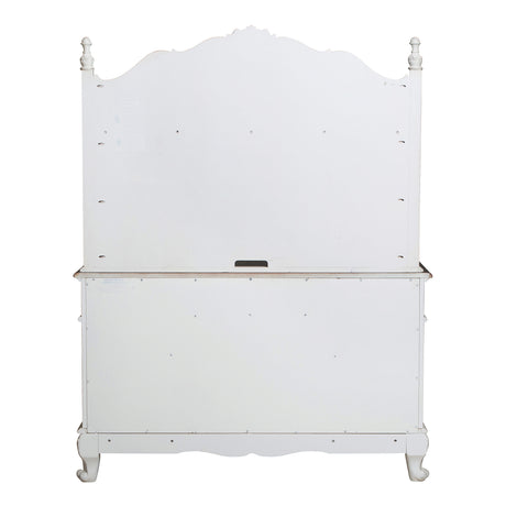 Cinderella Antique White Queen Bed from Homelegance - Luna Furniture