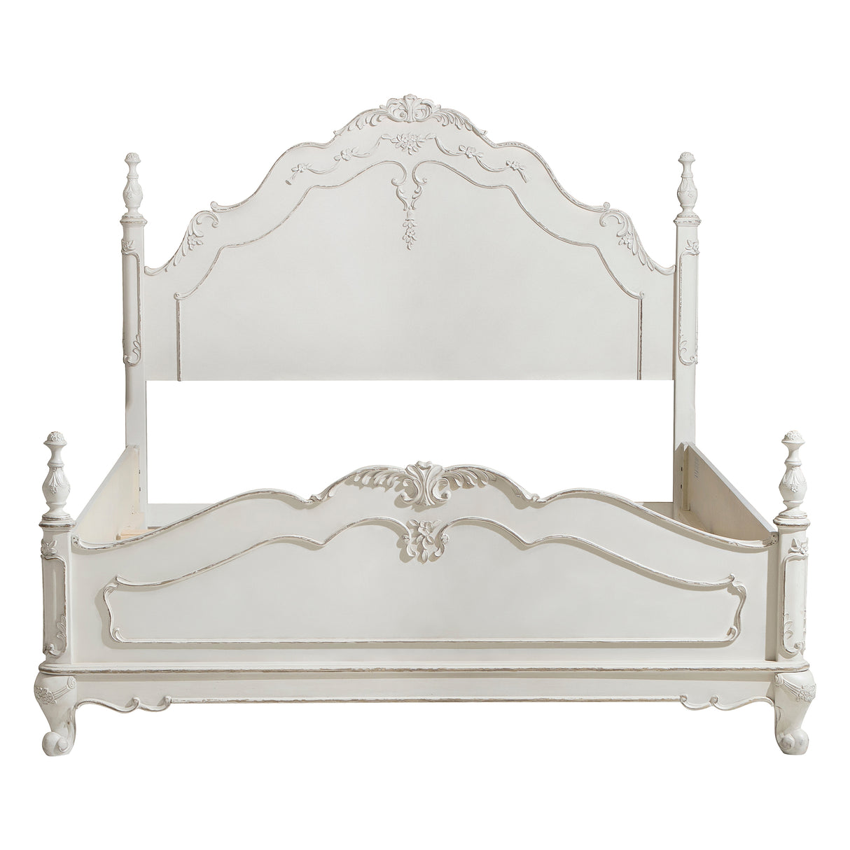 Cinderella Antique White Queen Bed from Homelegance - Luna Furniture