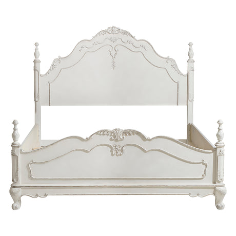 Cinderella Antique White Queen Bed from Homelegance - Luna Furniture