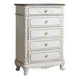 Cinderella Antique White Mirror (Mirror Only) from Homelegance - Luna Furniture