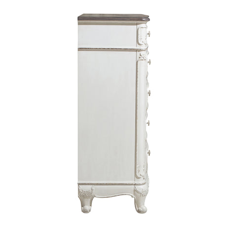 Cinderella Antique White Mirror (Mirror Only) from Homelegance - Luna Furniture
