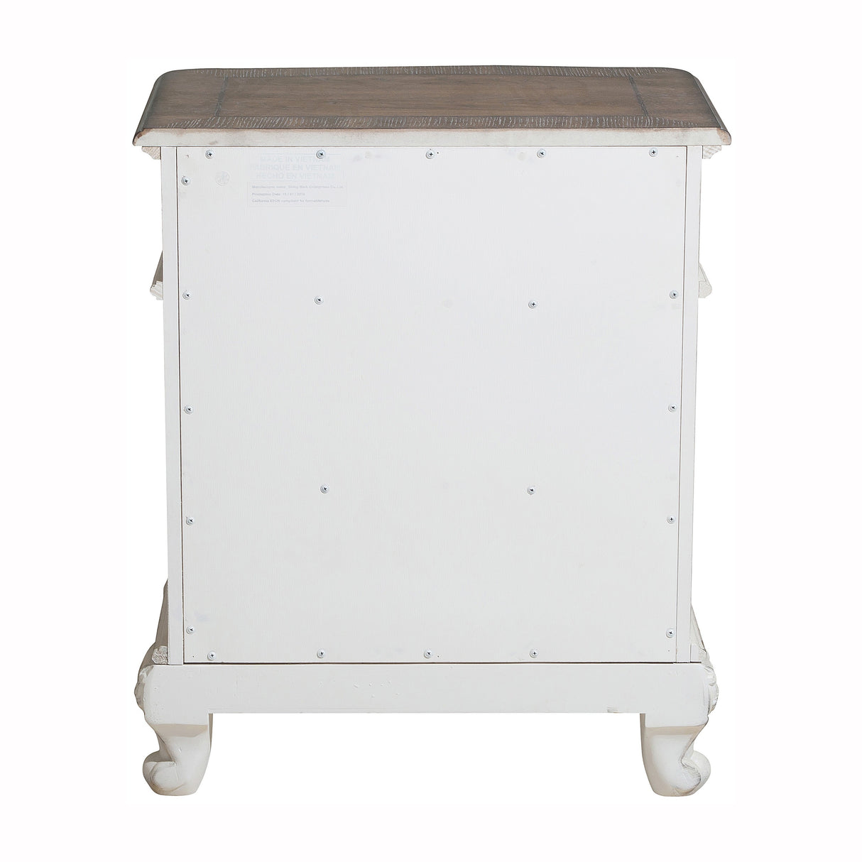 Cinderella Antique White Nightstand from Homelegance - Luna Furniture