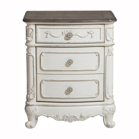 Cinderella Antique White Twin Poster Bed from Homelegance - Luna Furniture
